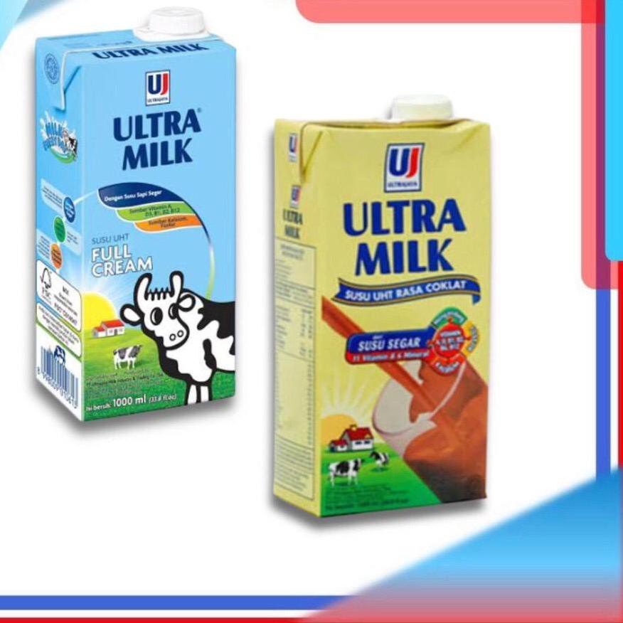 

zdw-359 Susu Ultra Milk UHT 1000 ml | Full Cream - Coklat .,