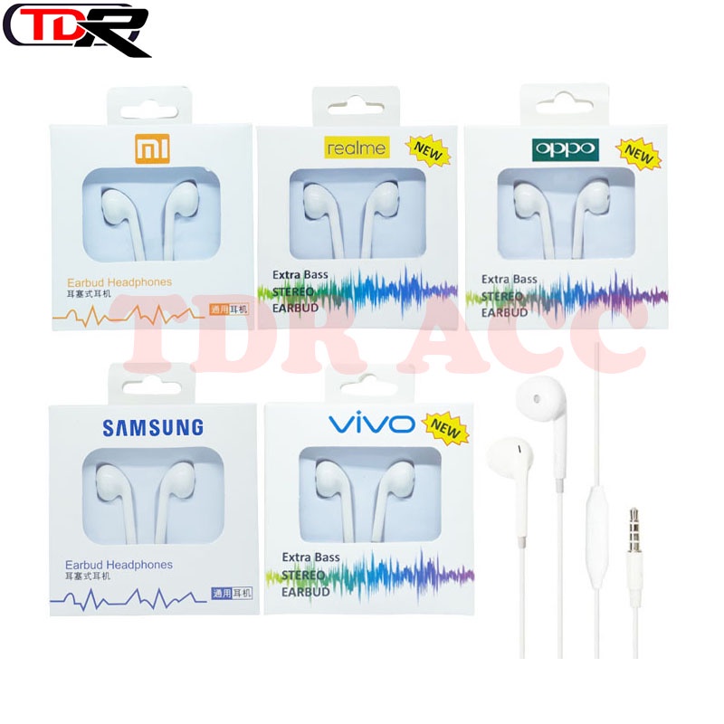 HANDSFREE - HEADSET - EARPHONE HM133 - MH133 EXTRABASS MEGABASS PACKINGAN MIKA