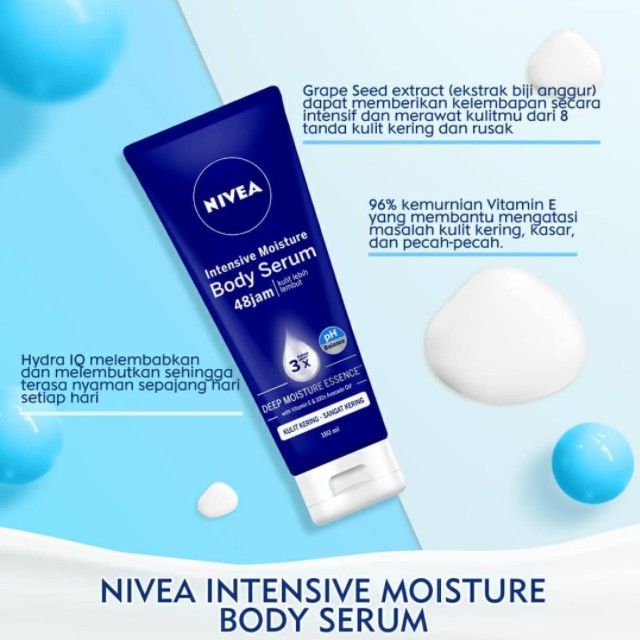 NIVEA Body Serum Extra White | Night | Care Protect | Radiant | Glow 70ml | Instant Glow | Sun Lotion Spf 33|180ml / 200ml | Extra Bright 10 Super Skin  (✔️BPOM)