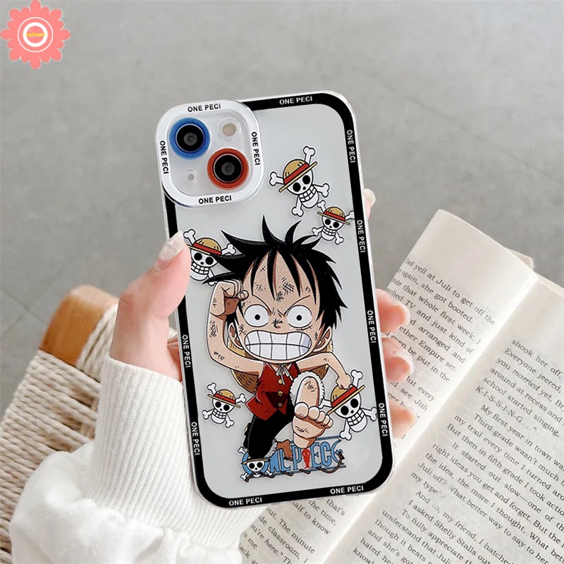 Soft Case TPU Transparan Anime One Piece Cover Xiaomi Redmi 10 9 9T 9A 10C 9C Note 11 10 10s 9 8 9s 9pro 11s 11pro 10pro Max Mi POCO X3 NFC POCO M3 X3 Pro M4