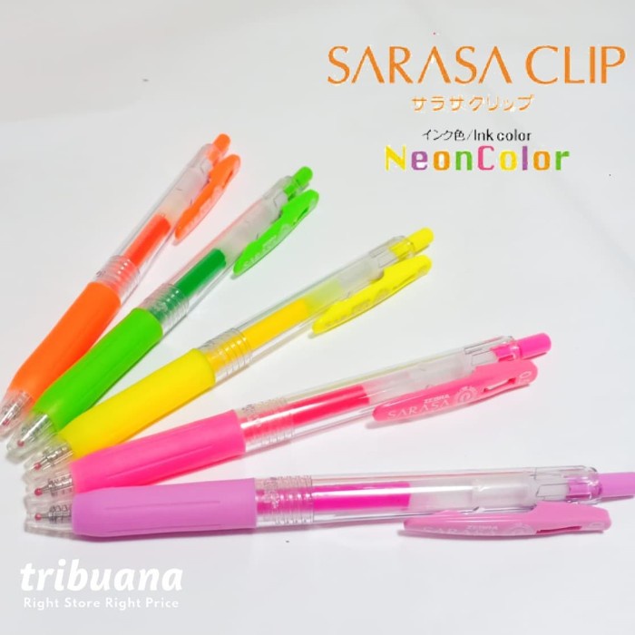 

Update Pulpen Gel Sarasa Clip Neon Series 0.5 Mm - Pen Warna- Warni (Satuan) Promo