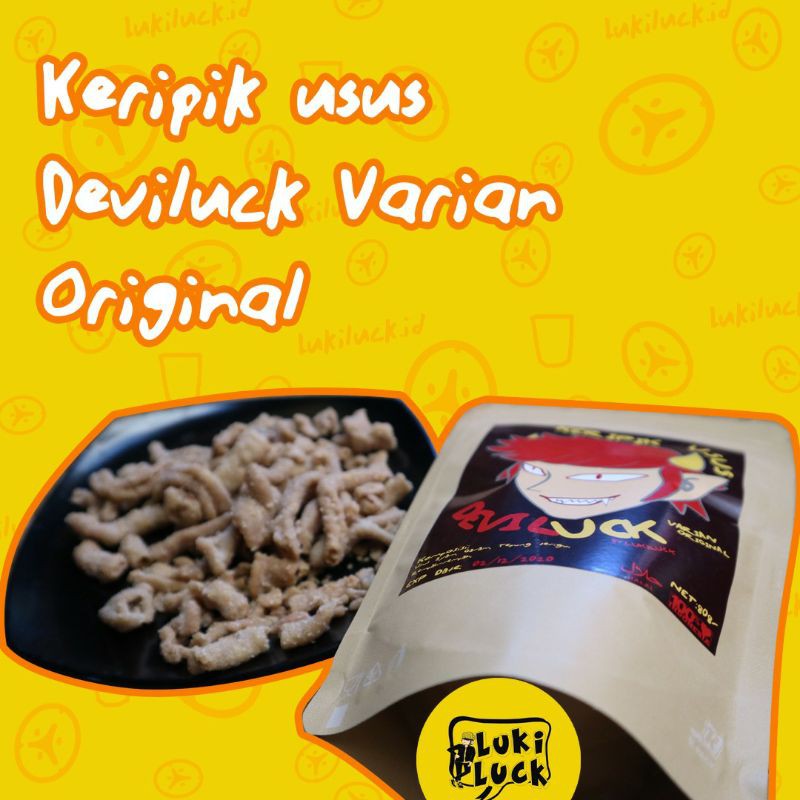 

Keripik Usus Deviluck Varian Original