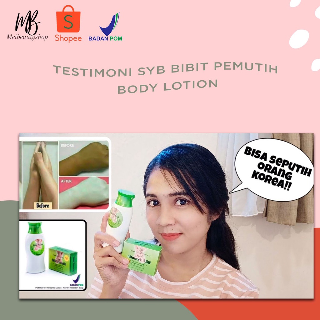 SYB Whitening Lotion Bibit Pemutih (Lotion Bibit)