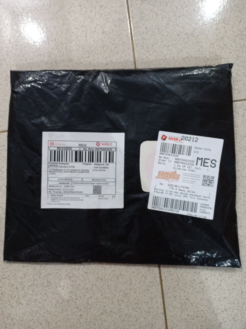 Blouse  267 Awi/kh# Atasan Batik Wanita Bahan Katun Stretch