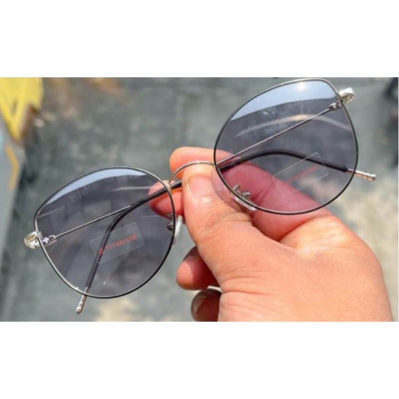 FRAME CATEYE METAL 730 LENSA PAKET KACAMATA ( GRATIS LENSA PHOTOCROMIC NORMAL ) FASHION KACAMATA