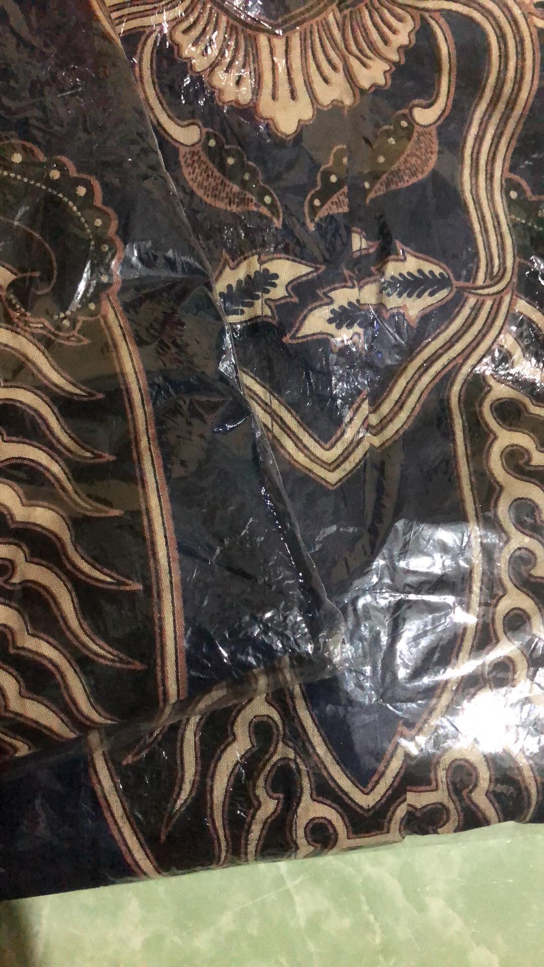 Atasan Batik Pria Lengan Panjang Kenongo Hem Padi Pekalongan M L Xl