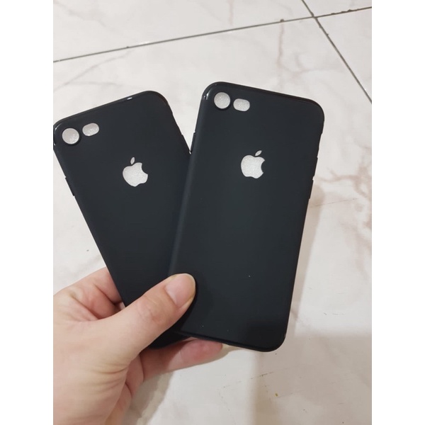 HARGA OBRAL CASE SLIM MATTE IPHONE 5,IPHONE 8 PLUS,IPHONE XS MAX ADA LUBANG LOGO IPHONE BAHAN BAGUS