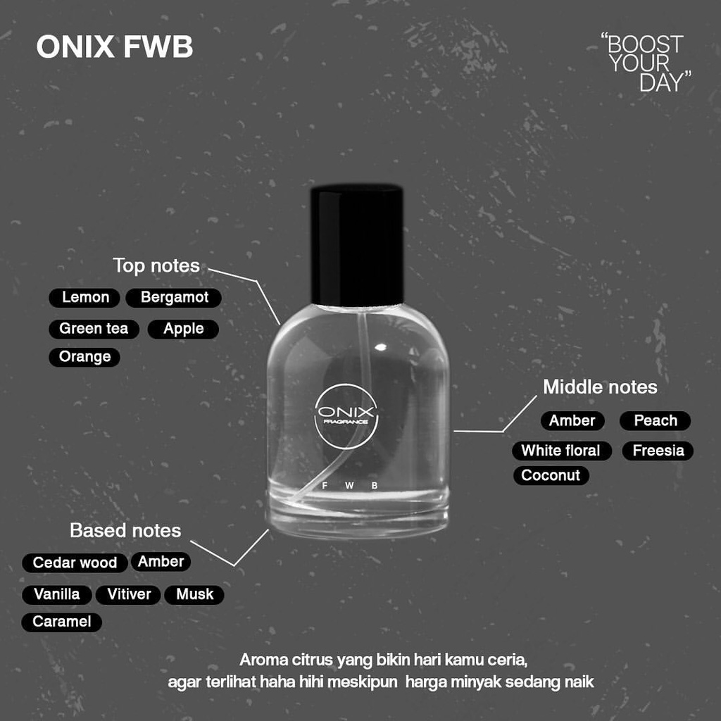 ONIX DECANT PARFUME ORIGINAL - 5ML FWB / SENOPARTY / MEXICOLA