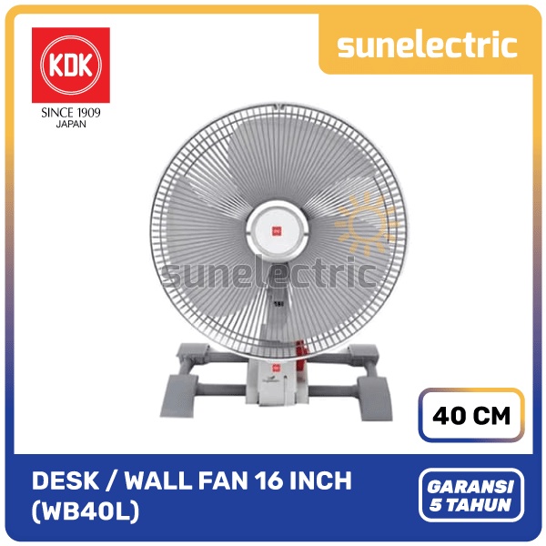KDK 3in1 Fan / Kipas Angin Beridiri, Lantai, Meja 16" / 16 Inch / 40 cm WB-40L / WB 40 L / WB40 L / 
