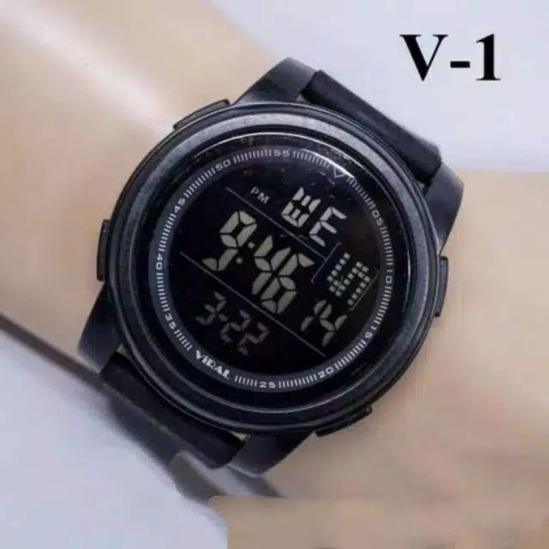 (G_W)COD ( Bayar tujuan ) Jam Tangan Pria Sport Anti Air Viral Digital V Series