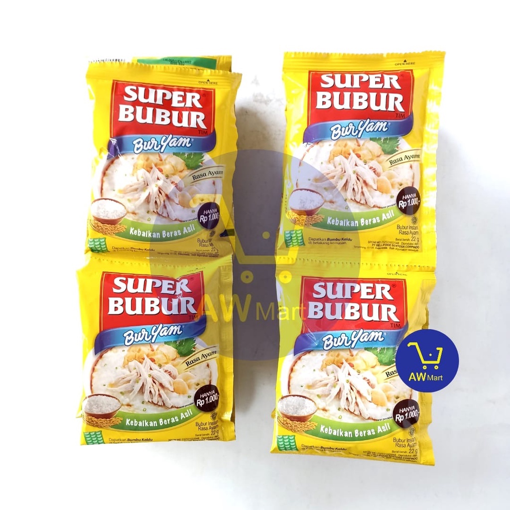 BURYAM RENCENG - SUPER BUBUR RENCENG 10 SACHET X 22GRAM