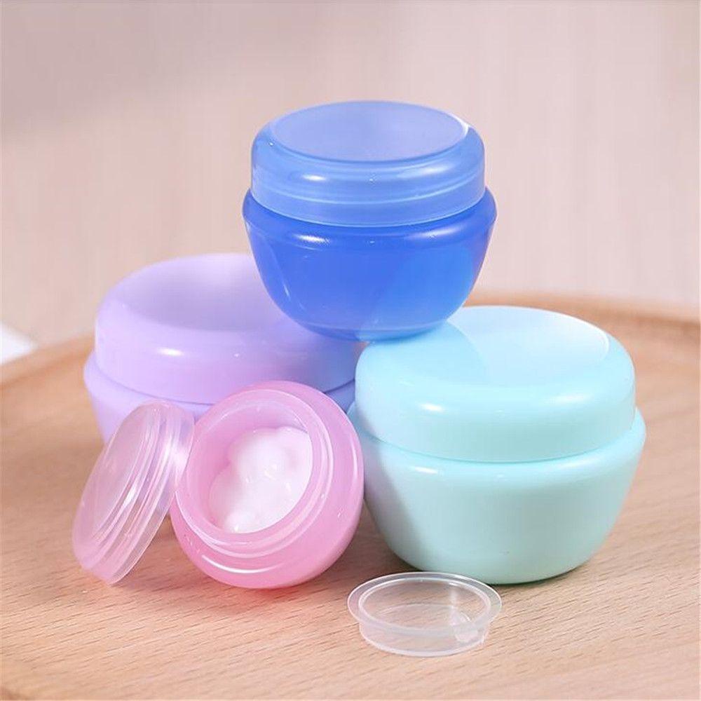 Preva 5Pcs/lot 10g Pot Krim Wajah Portable Tempat Kosmetik Alat Makeup Wadah Kosong