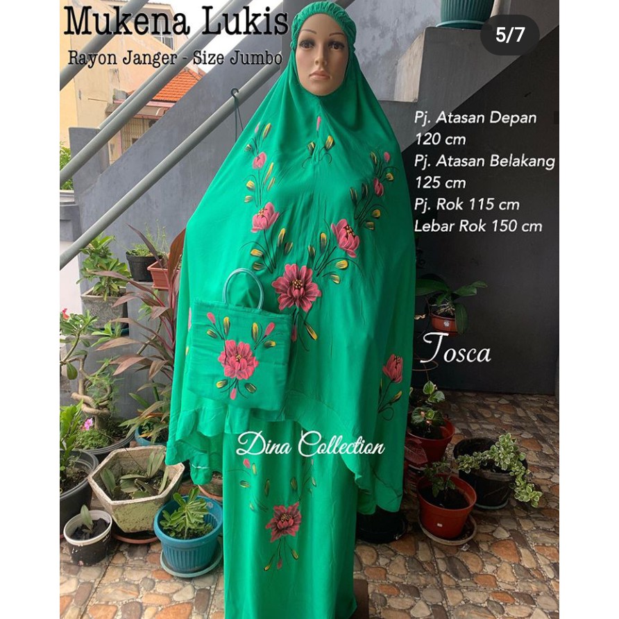 Mukena Lukis Jumbo Rayon Janger