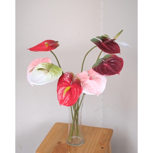 Bunga Palsu Anthurium Jumbo Premium