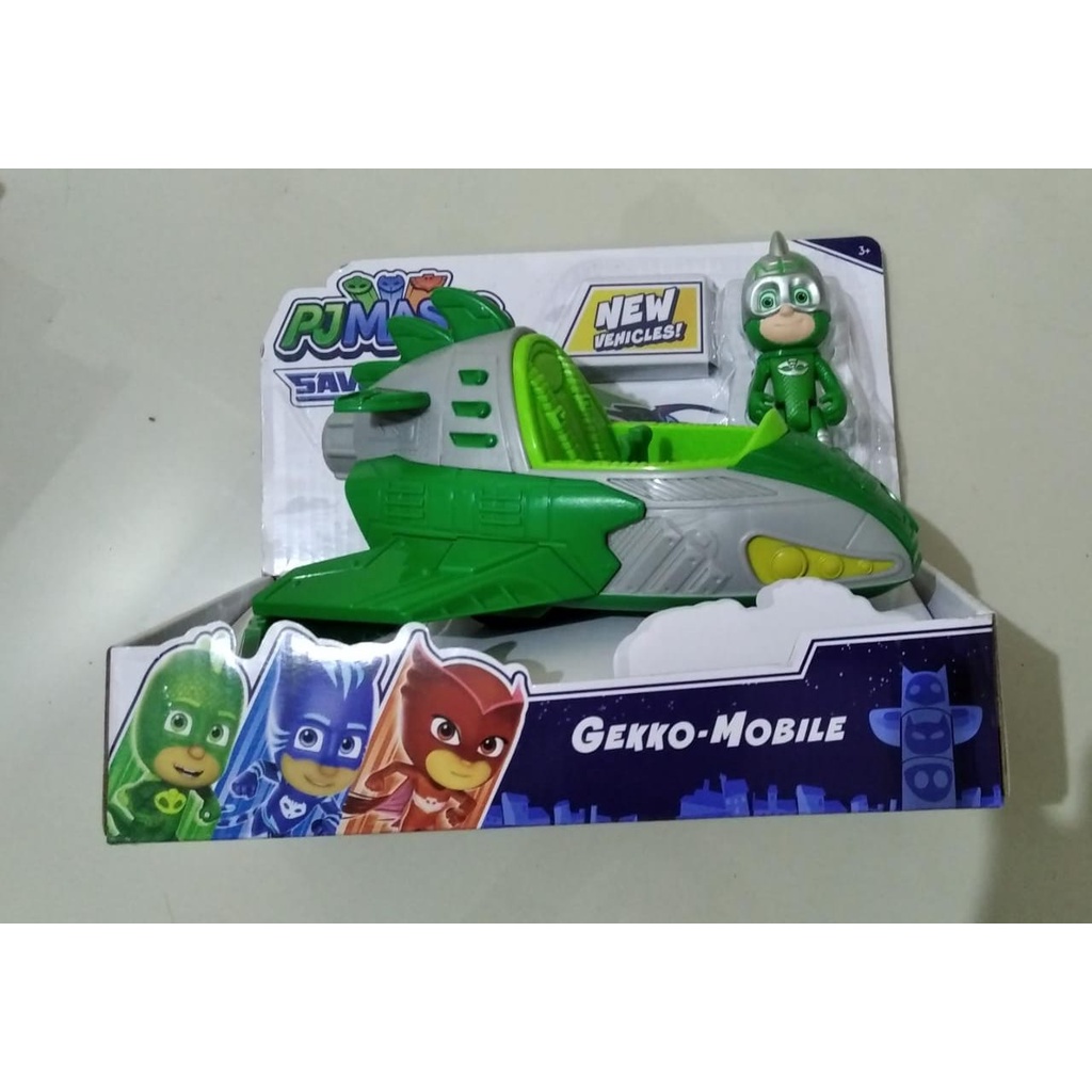 Figure PJ Masks Save the Sky Owl Glider Cat Car Gekko Mobile Just Play Original