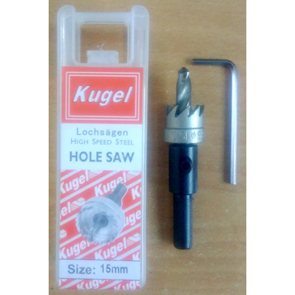 Hole Saw Besi 15mm / HoleSaw Besi 15mm / Mata Bor Besi 15mm KUGEL