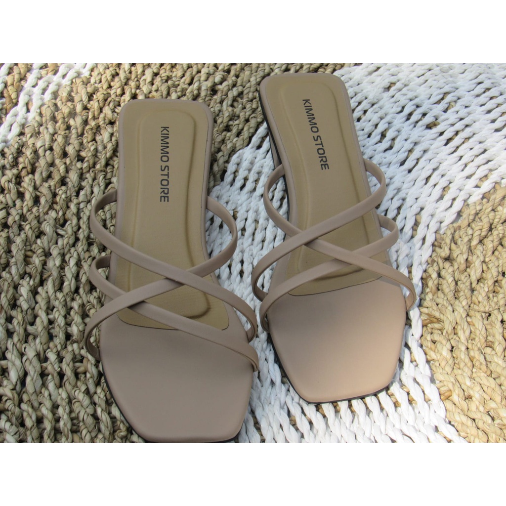 SANDAL HAK TAHU WANITA 3CM KRONJO SELOP AL-50