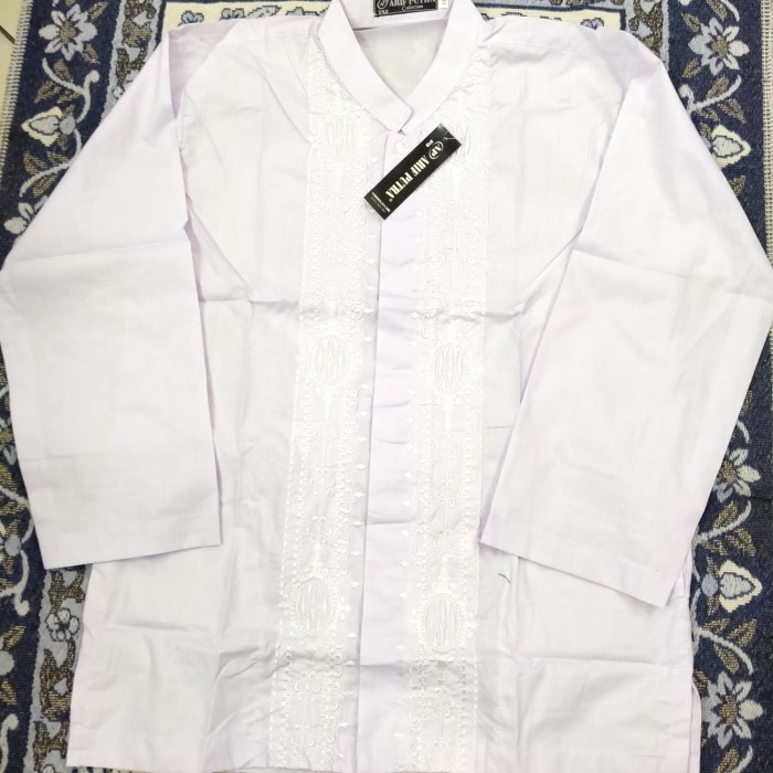 Baju Koko Murah Anak Tanggung / Remaja Lengan Panjang Putih