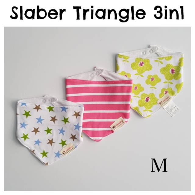 Slaber Bayi Triangle 3in1 - Girl