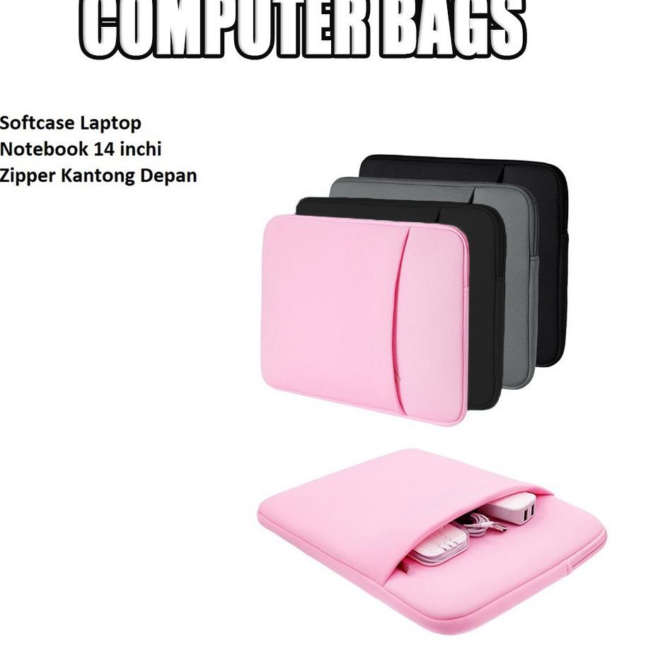 Paling Disukai.. TAS LAPTOP/LAPTOP CASE/PELINDUNG LAPTOP/COVER LAPTOP/NOTEBOOK/MACBOOK/14 INCH