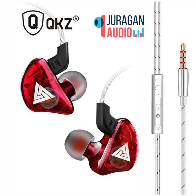 EARPHONE / HEADSET / MICROPHONE / HEADPHONE / HEADSET GAMING / QKZ Earphone HiFi Dengan Mic - QKZ-CK