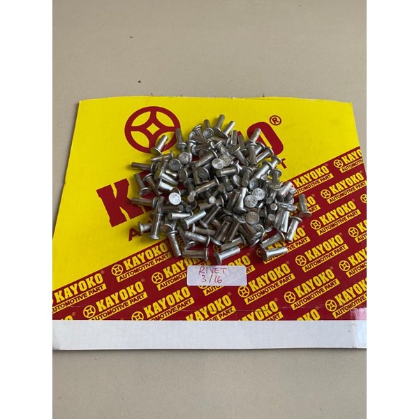 PAKU RIVET PAKU KAMPAS REM 3/16 PS100 PS120 PS135 CANTER HARGA 10PC