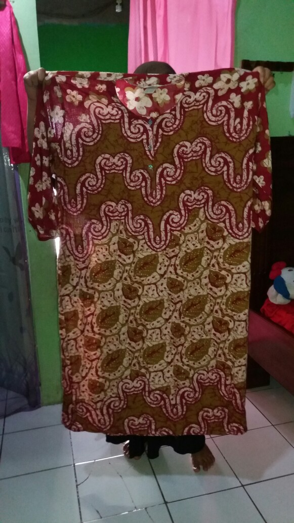 Gamis Murah Rayon Batik Baju Gamis Jumbo Modern Bisa Pilih Warna