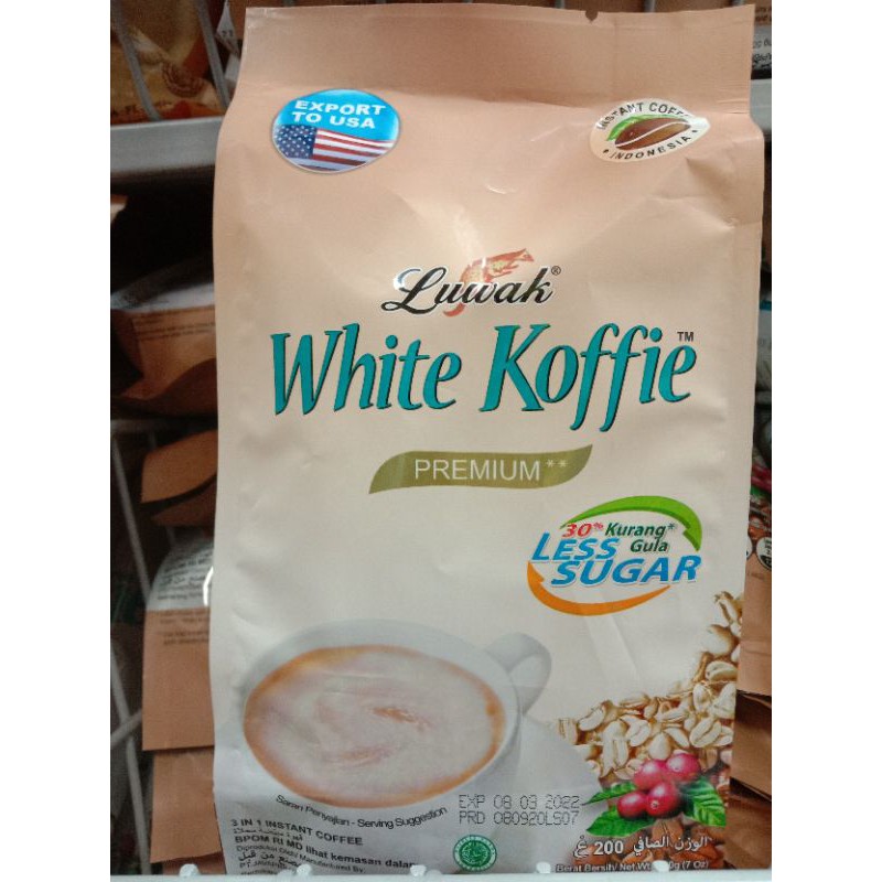 LUWAK White Koffie Less SUGAR