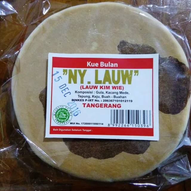 

Kue bulan Ny. Lauw halal