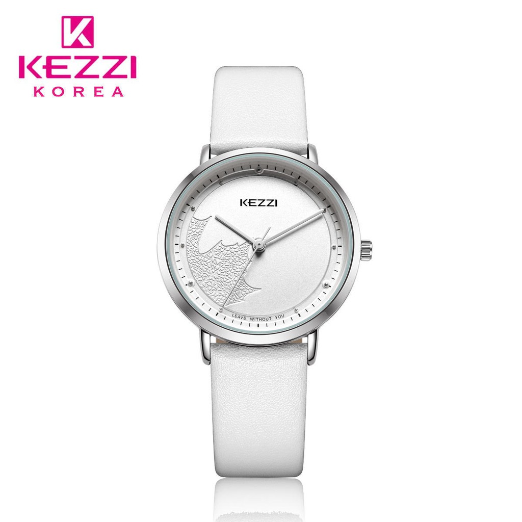 Kezzi Korea 1961 Putih - Jam Tangan Fashion Wanita - Model Analog