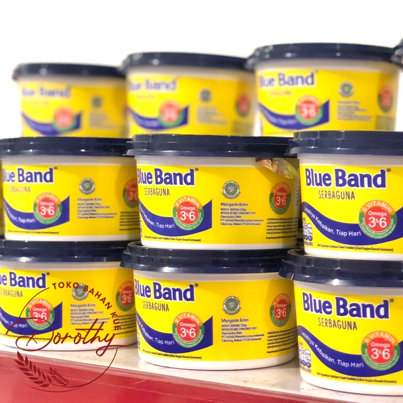 

BLUE BAND MARGARIN / MARGARINE SERBAGUNA CUP 250 GRAM