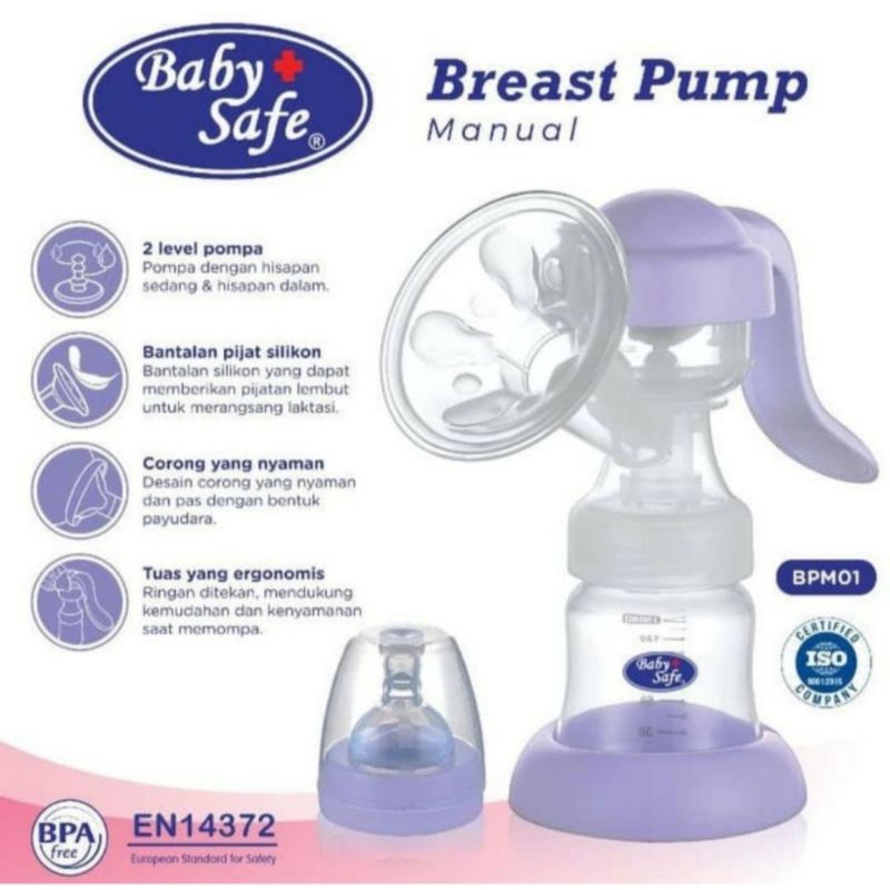 Baby Safe Manual Breast Pump BPM01/ Pompa Asi Manual