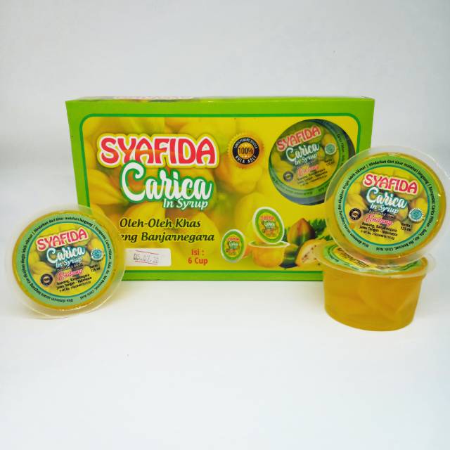 

Syafida Manisan Carica isi 6 cup
