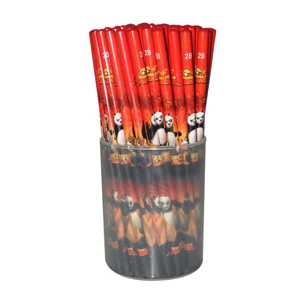 

Kungfu Panda Pensil Kayu Grafit / Graphite Wooden Pencil 2B Isi 68pcs BEST QUALITY