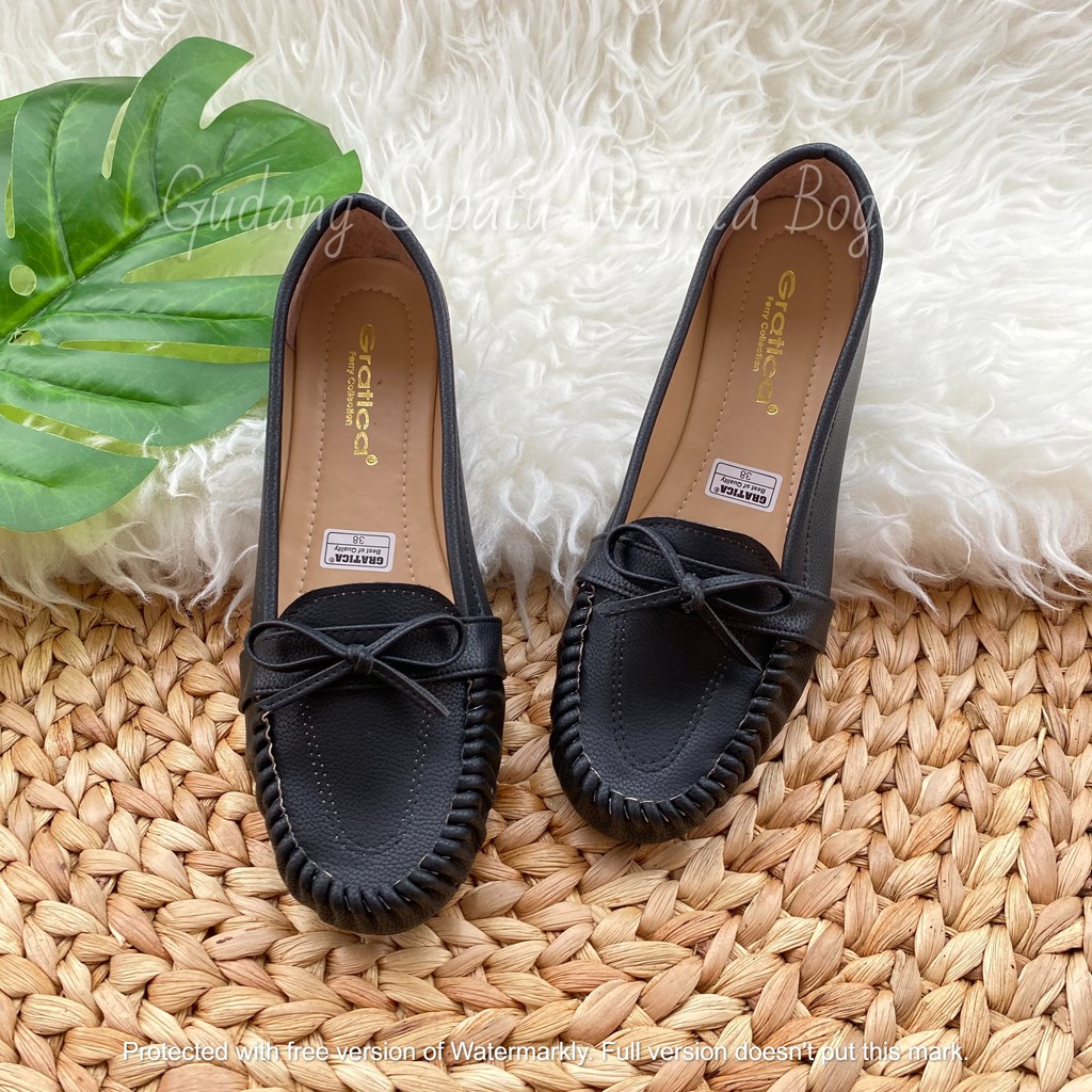 Gratica Sepatu Wanita Rajut Mocasin Flat Shoes RJ 28