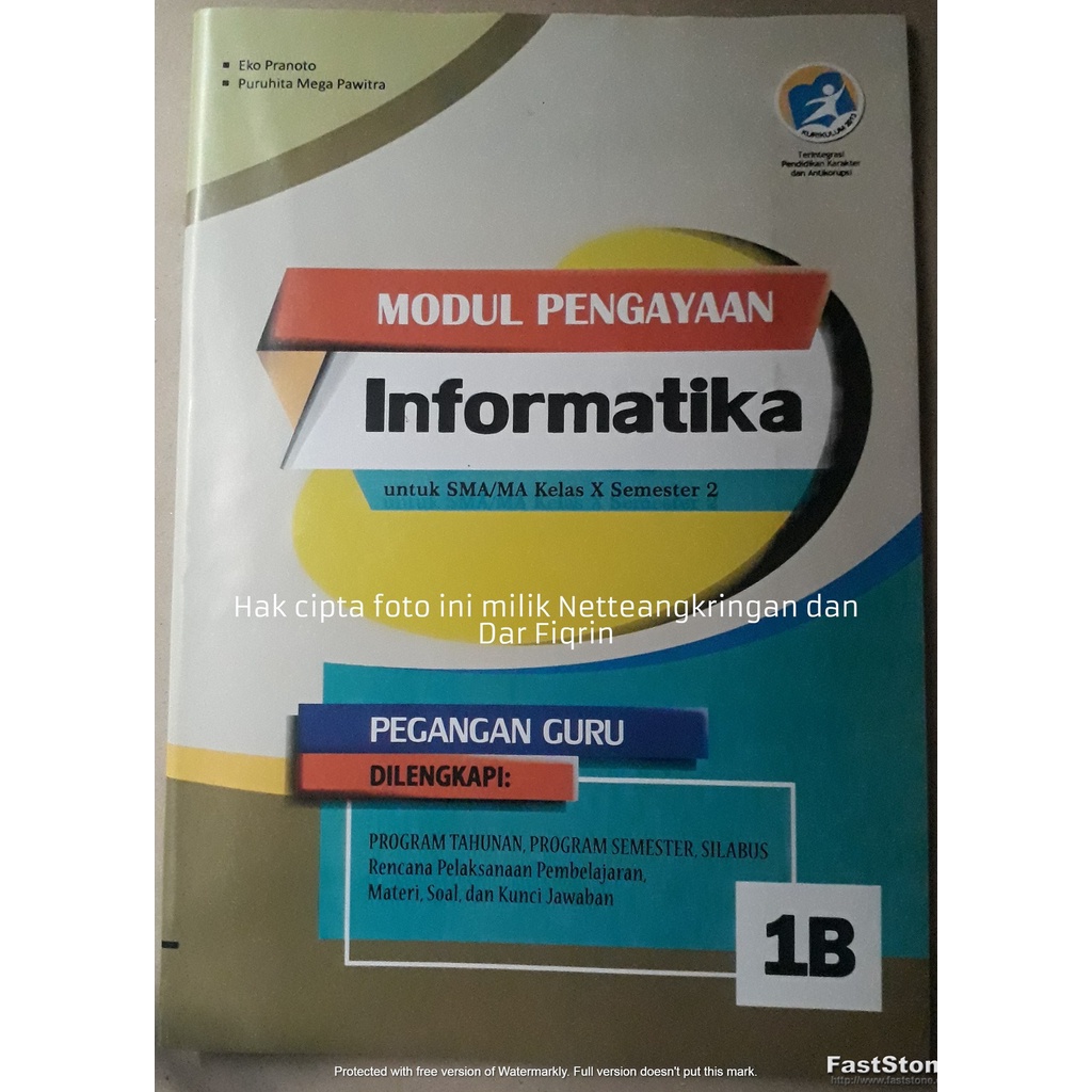 Pegangan Guru Informatika Kls 10 11 Semester 2 SMA/MA K13 Rev 18-Hayati-Eko P