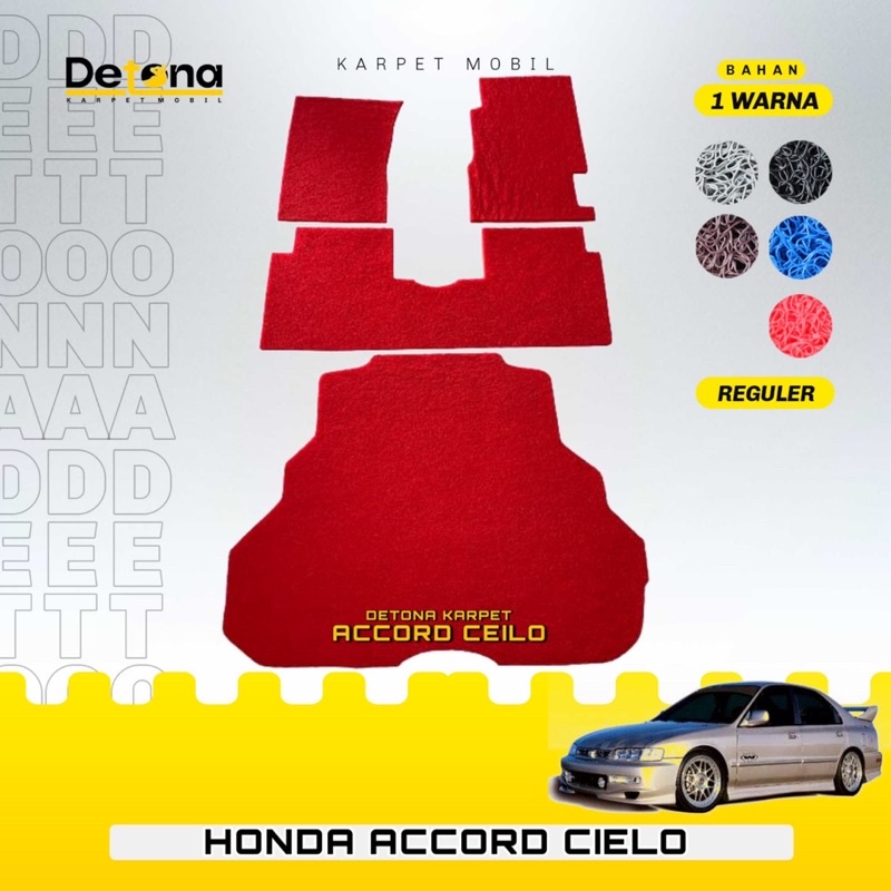 Karpet Mobil Mie HONDA ACCORD CIELO / Karpet Mobil Mie HONDA ACCORD CIELO ALL TYPE