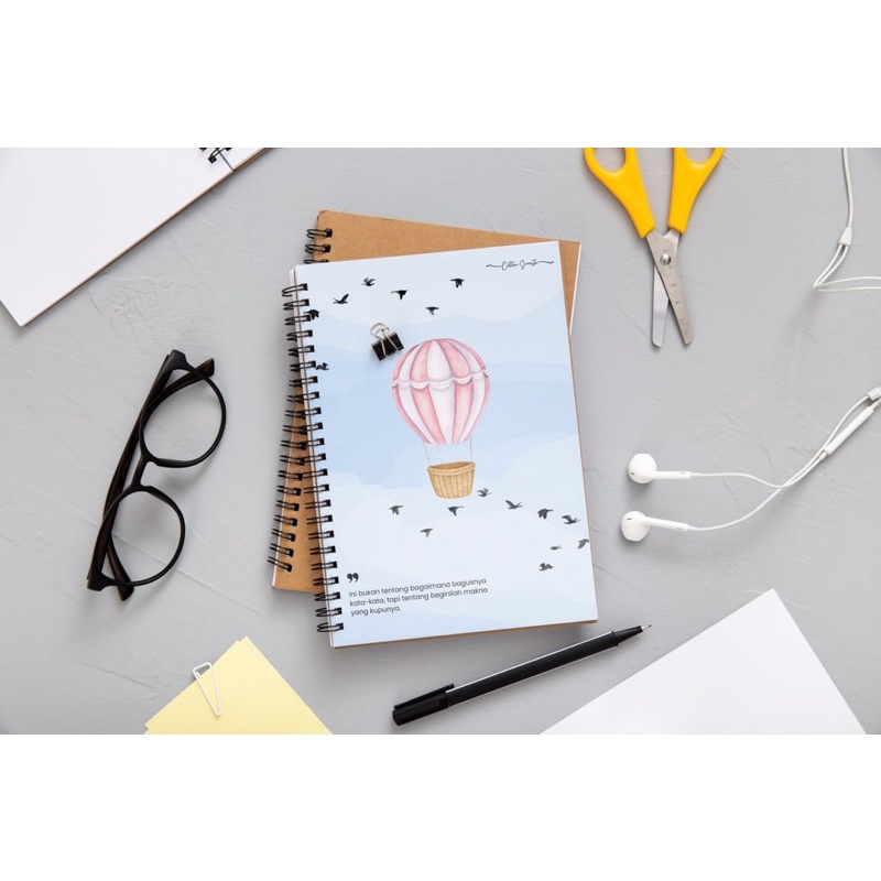 

Notebook Diary Jurnal Gambar Langit Series A5 Lucu Estetik Simpela