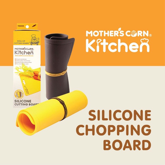 MOTHER’S CORN / Mothers Corn / Motherscorn Silicone Chopping / Cutting Board (Telenan Alas Potong)