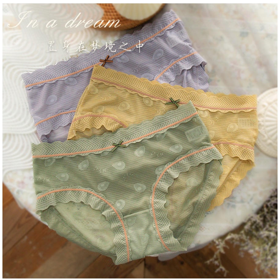 Celana Dalam Seamless Halus Cd Undies Pakaian Dalam Wanita Import Seksi Pita