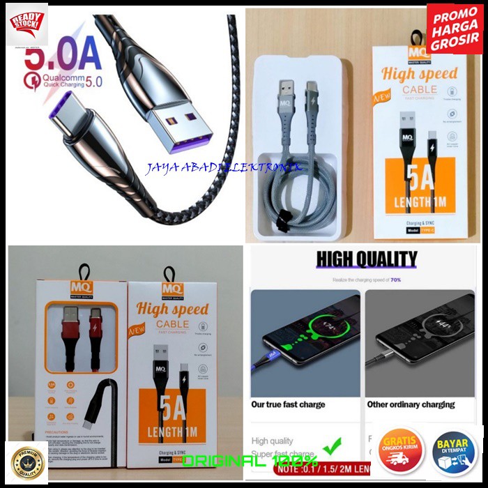J369 KABEL DATA 5A USB TYPE C TIPE SUPER FAST CHARGING METAL CABLE CHARGER CHARGE KUALITAS PREMIUM VOOC FLASH CAS CASAN GADGET UNIVERSAL MULTI FASTER HP HANDPHONE MQ BESI KHUALITAS PREMIUM SUPER PANJANG 1 METER COCOK UNTUK SEMUA MEREK HP