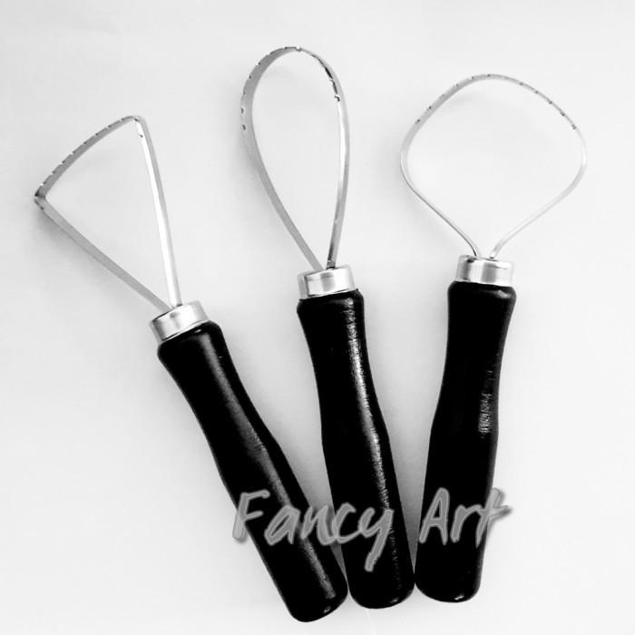 

Clay Sculpting Pottery Tool set 3 Modelling Scraping Crafting