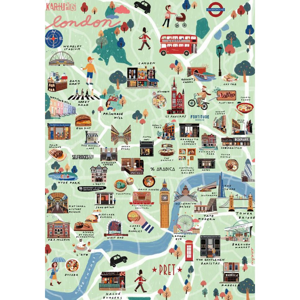 

( BISA COD ) @pasarkartupos London map A4 poster STOK TERBATAS [Kode 1|Kode 2|Kode 3|Kode 4|Kode