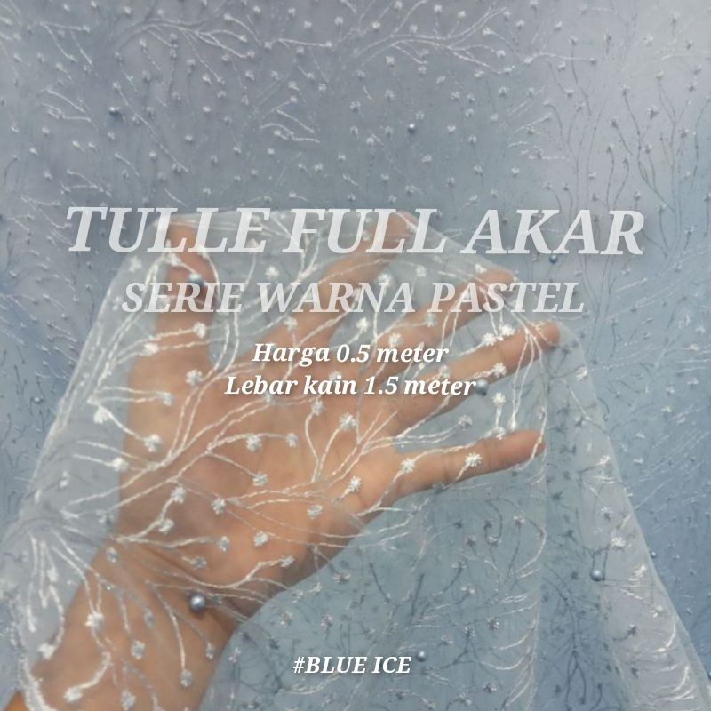 Kain Tile Akar / Brokat Tile Akar / Brokat Akar / Tile Akar Mutiara