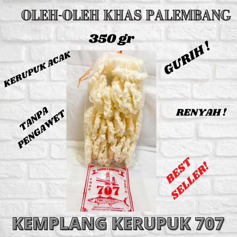 

KEMPLANG KERUPUK ACAK/teratai putih 707 300gr