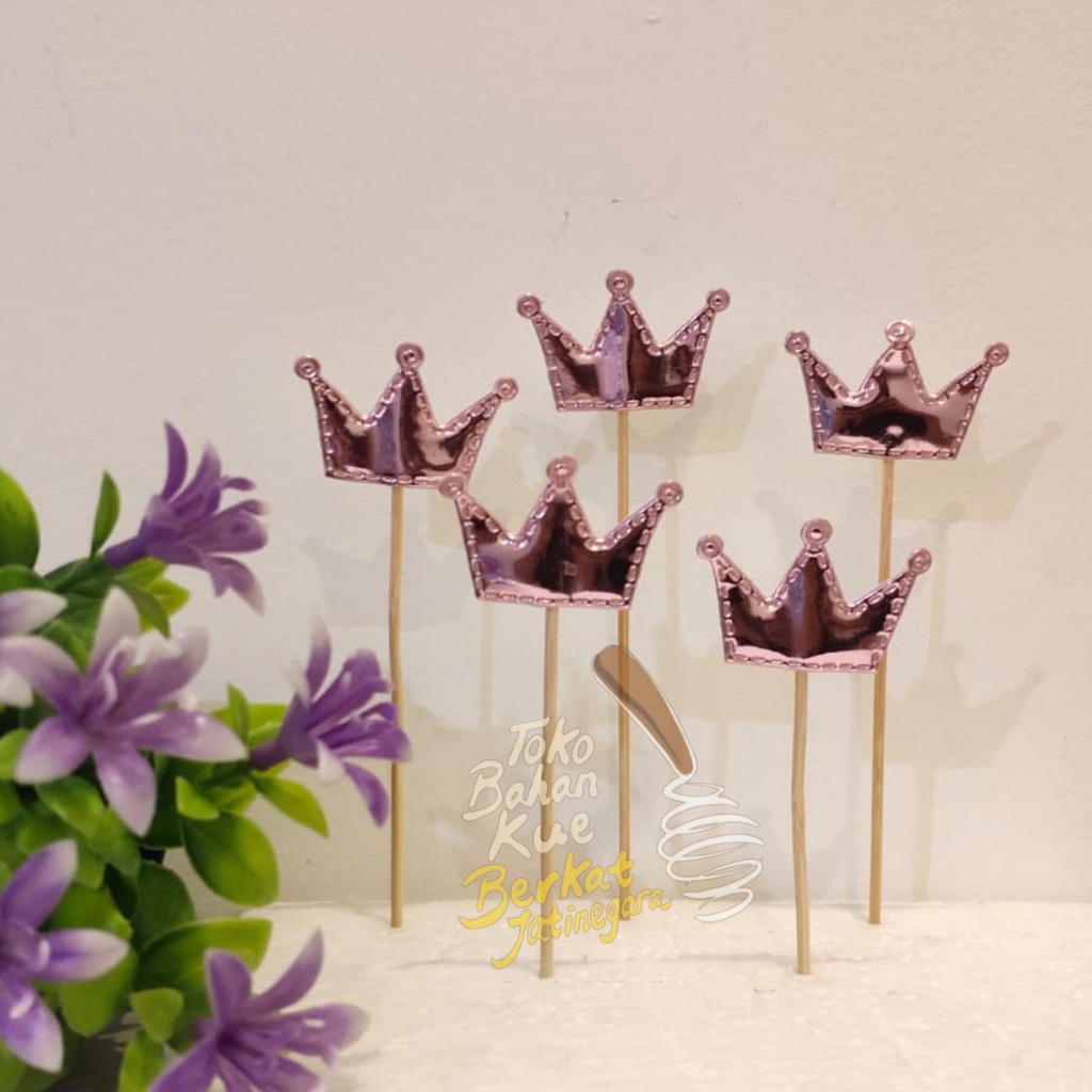 CAKE TOPPER MAHKOTA / TOPPER LUCU MAHKOTA