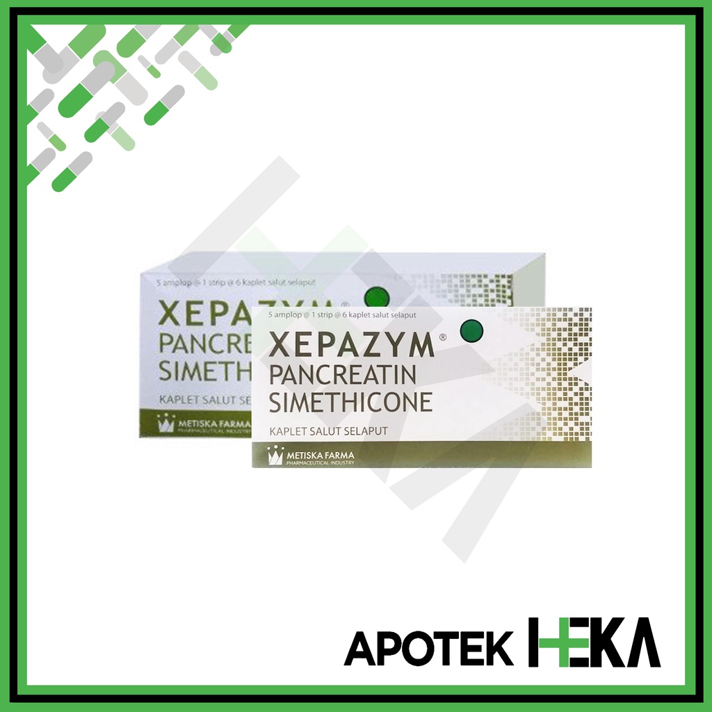 Xepazym Kaplet Box isi 5x6 - Obat Perut Kembung Akibat Asam Lambung (SEMARANG)