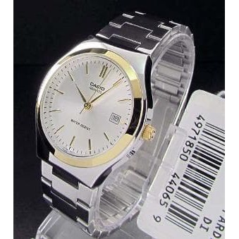 Jam Tangan Pria Analog Strap Rantai Casio Original MTP-1170G-7A