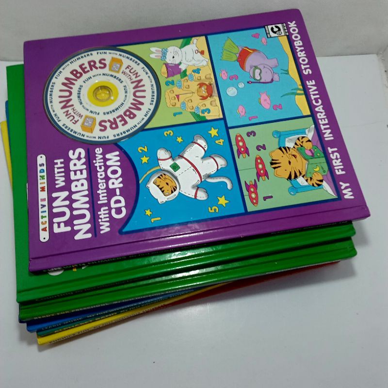 GROLIER Active Minds : My First Interactive Storybook series | Buku aktivitas anak