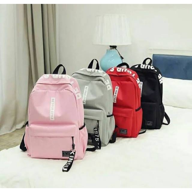 RX Fashion Tas Ransel Wanita Backpack Korea